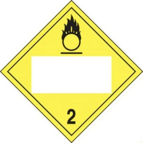 Accuform BLANK DOT PLACARD HAZARD CLASS 2 MPL425RM25 MPL425RM25 - main